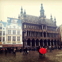  So sad to read about the bombings in Brussels this morning... I took this when we were there, just two months ago... 